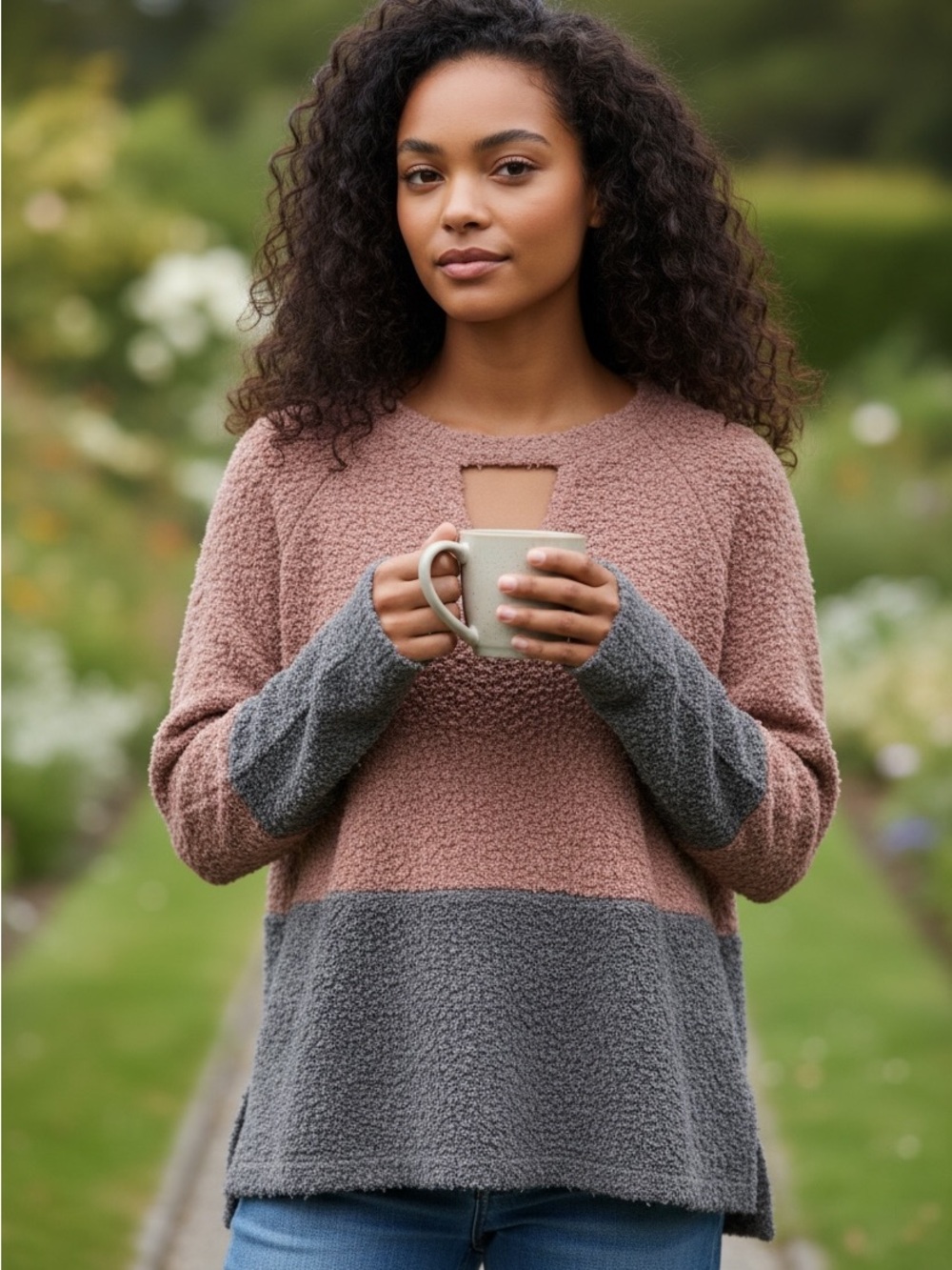 Peach Love California Sweater